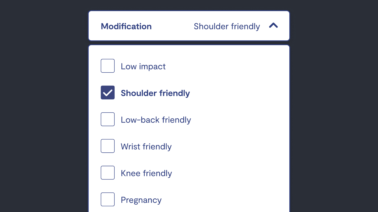 Introducing the Modification Filter