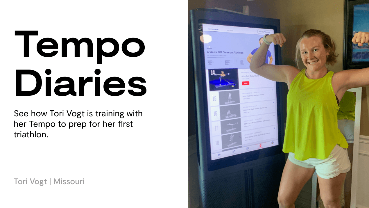 How Tempo Member Tori Vogt Trains in a Week